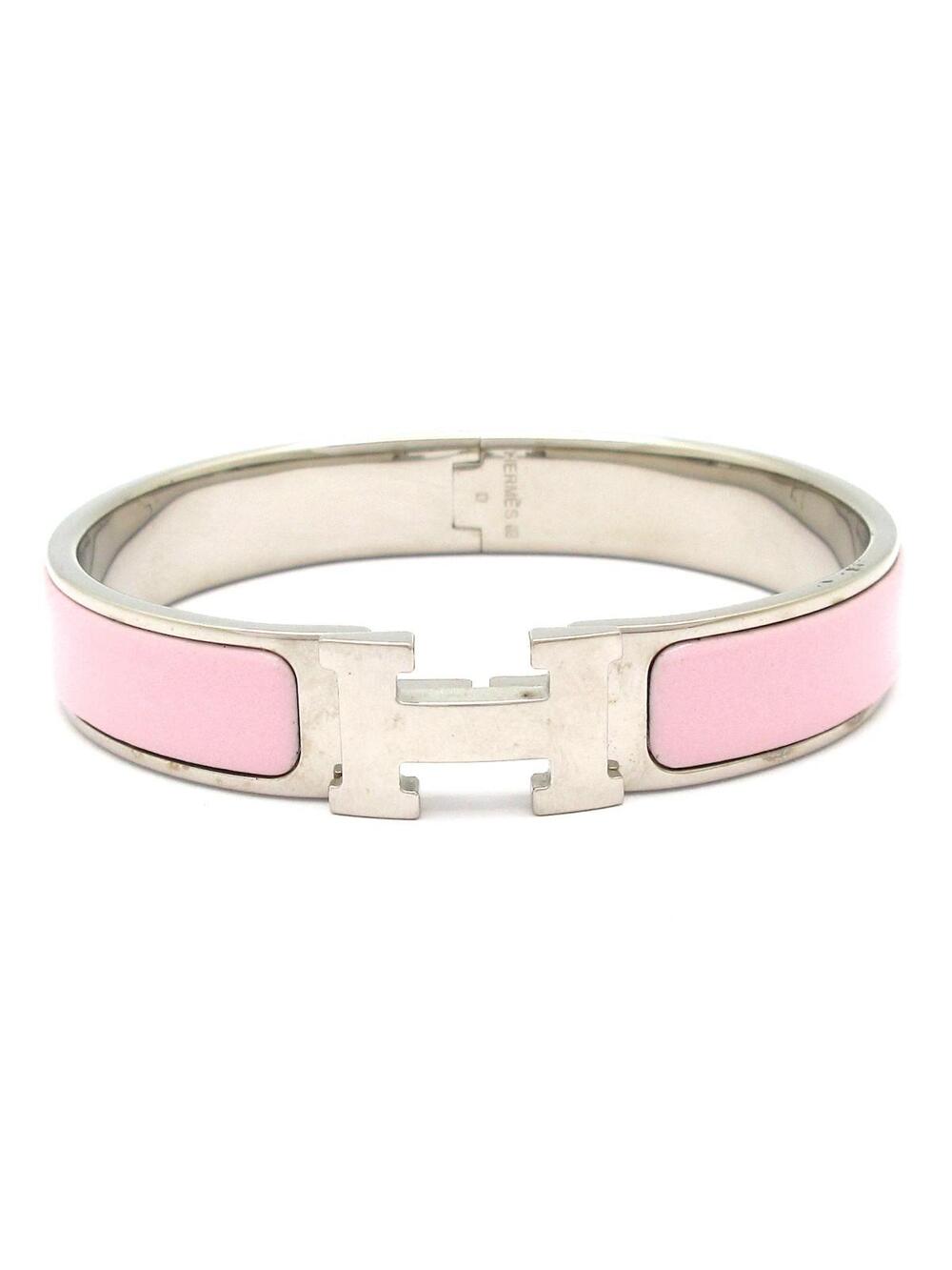 Hermes Clic H Silver Light Pink #302165H58B